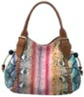 CASUAL SNAKE PRINT HANDBAG