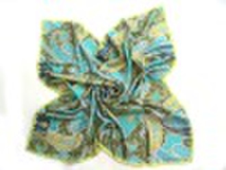 2011 fashion Bright Palace square silk scarves