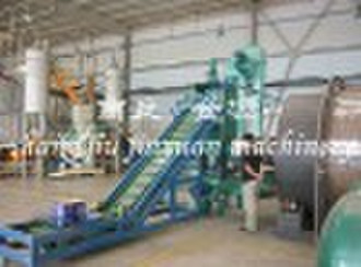 continuous tire recycling machine to oil