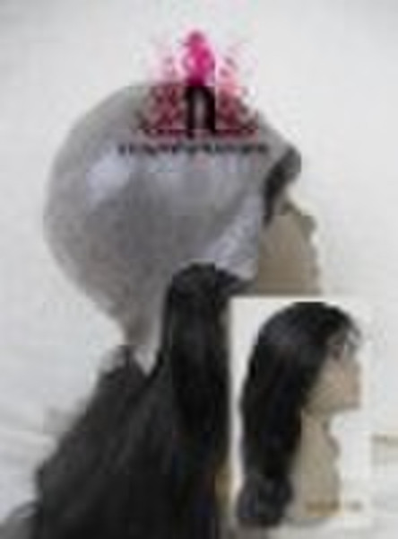 Бесплатная доставка полный парик шнурка Remy индейца CST062 т