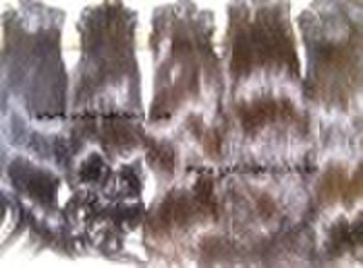 Hair weaving/wefted hair /brazilian remy human hai