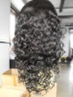 full lace wig , deep curl, Indian remy hair