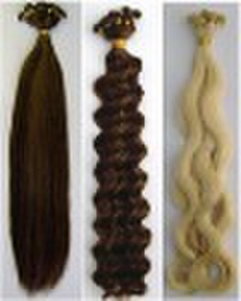 Superior quality pre-bonded remy human hair extens