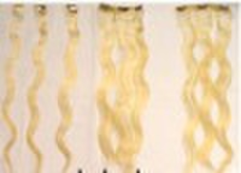 100% remy human clip hair