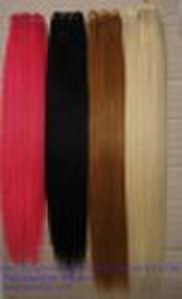 Human hair weft