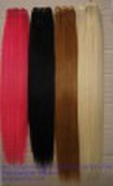 Human hair weft