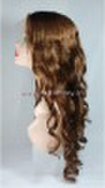Indian Remy Full Lace Wig, Curly,20 inches