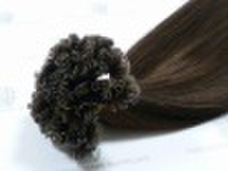 Keratin preglued fusion tip Human Hair extensions