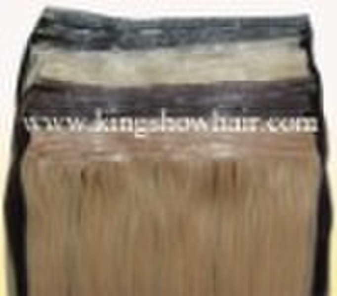 100% Remy hair PU skin weft M