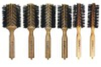 Professional wooden hair brush