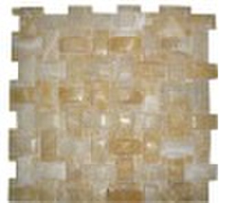 yellow onyx mosaic