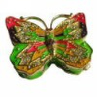 Pewter butterfly Jewellery box, butterfly decorati