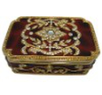 Jewellery box, pewter jewellery case, pewter jewel