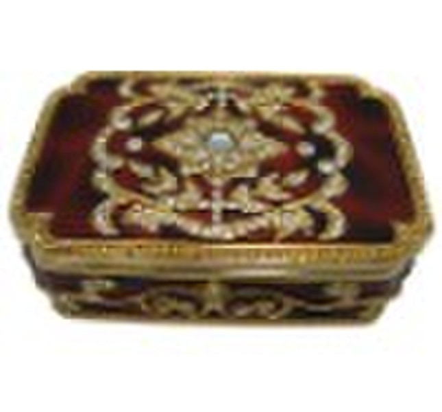 Jewellery box, pewter jewellery case, pewter jewel