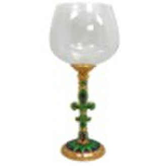 Pewter goblet, wine glass, champagne glass, goblet