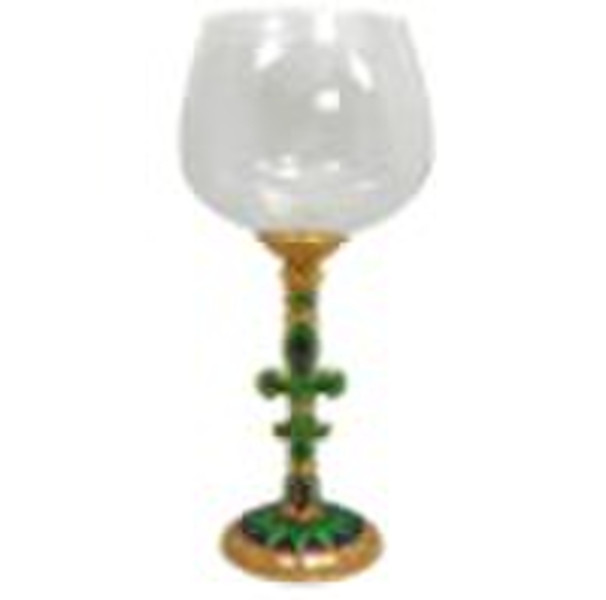 Pewter goblet, wine glass, champagne glass, goblet