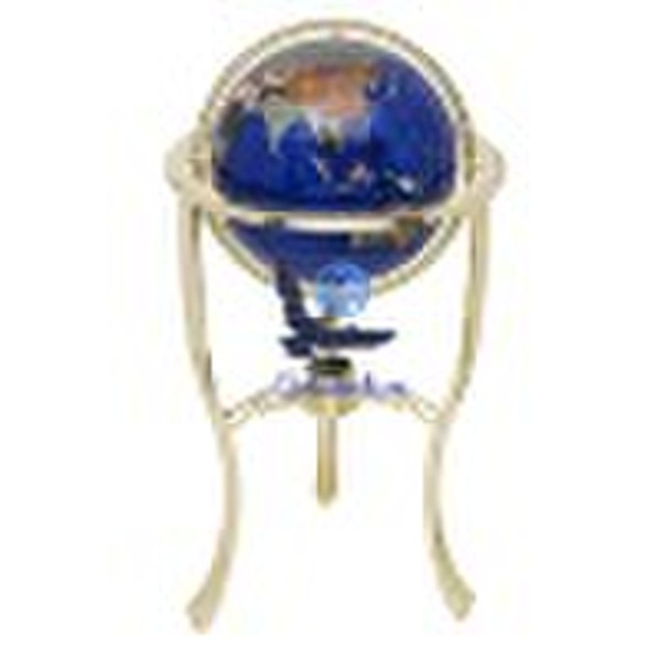 Floor standing Gemstone Globe