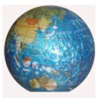 3 inch Gemstone Globe Paperweight handicraft