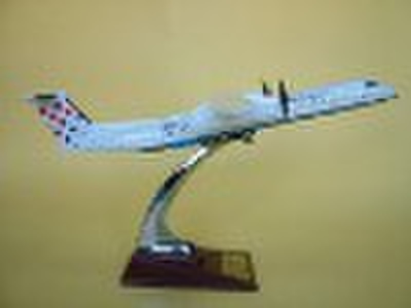 Q400 resin model airplane