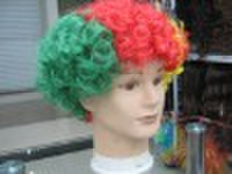 Football fans wig