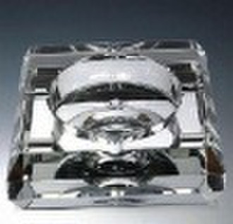Crystal cigarette ashtray