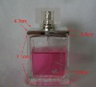 100ml square glass perfume bottle