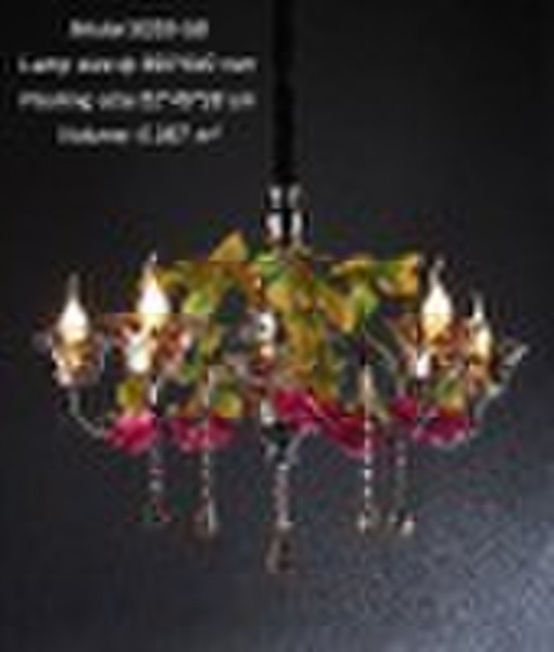 2011-newest crystal candle pendant lamp 8028-5B