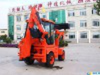 flexible wheel backhoe loader