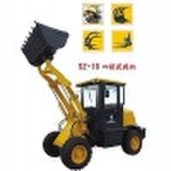 flexible four wheel drived loader