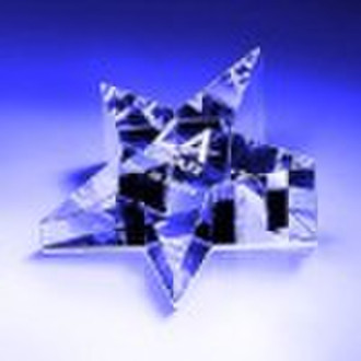 Crystal STAR-shape Paperweight