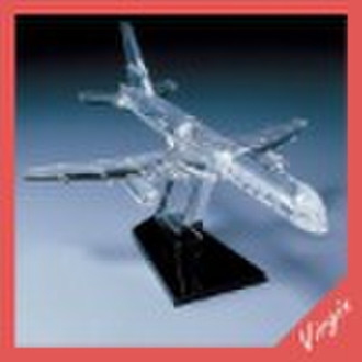 Crystal Airplane Model