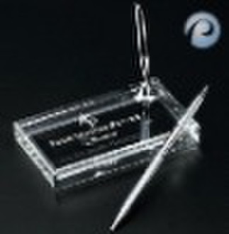 crystal pen holder