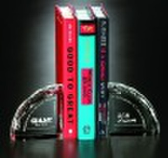 fashionable crystal bookend