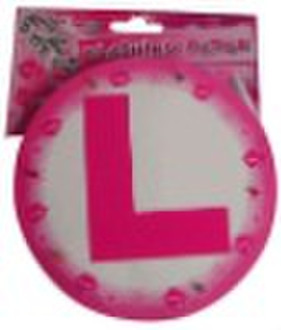 Hen party flashing L plate