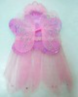 Princess set-butterfly wing/headband /mini skirt