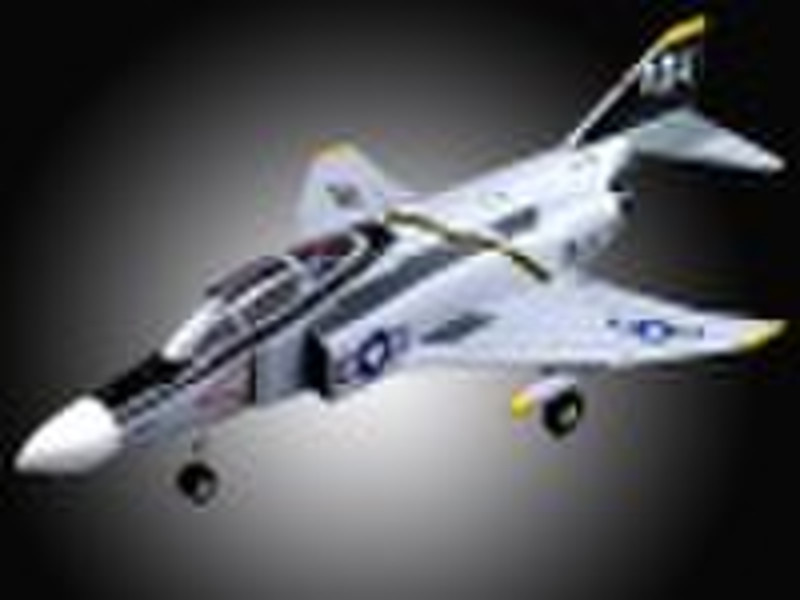 4CH 2.4G RC Бесщеточный Самолет F4 PHANTOM EDF струи пла