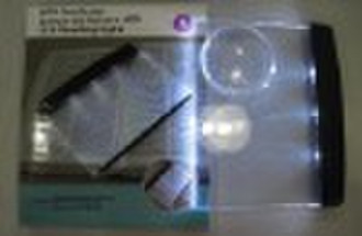 Led Book Light W/ Magnifying Lens