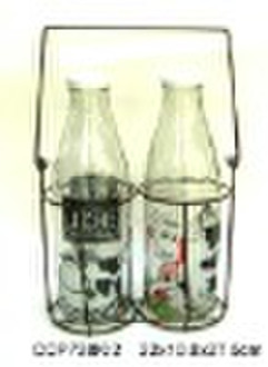 CCP738K/2 milk glass bottle with printing