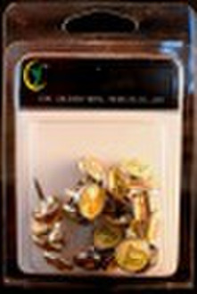 Alphabet epoxy brad for scrapbooking