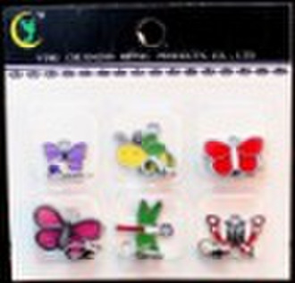 Fashion metal charm - butterfly dragonfly and bee
