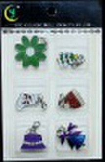 Flower charm with lobster buckle