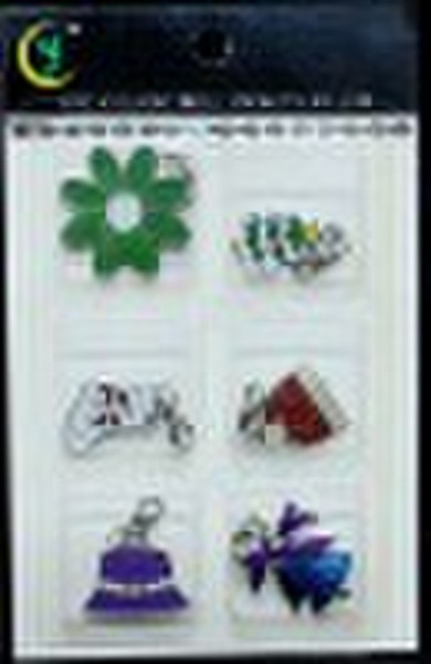 Flower charm with lobster buckle