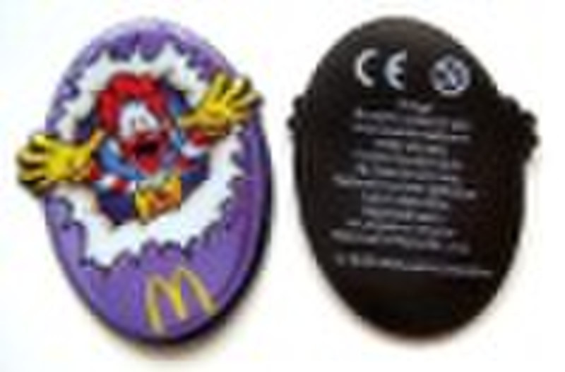 MCDONALD'S Entwurf Puffy Kühlschrankmagnet