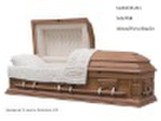 solid oak casket