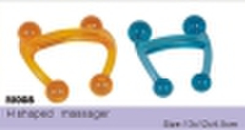 H shaped MINI PS plastic body massager