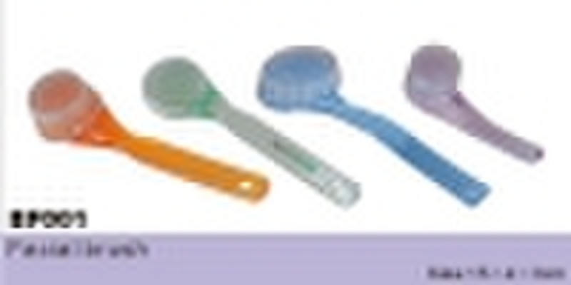 PS handle Nylon bristle plastic facial brush