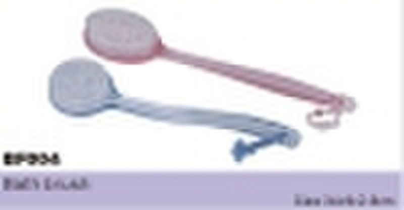 Long handle plastic bath brush