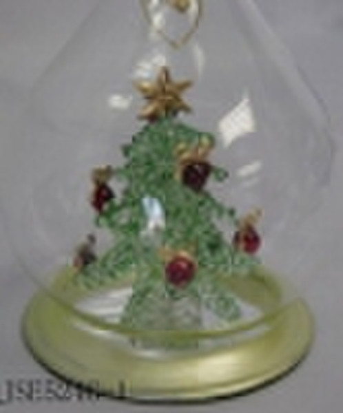glass  Xmas ball