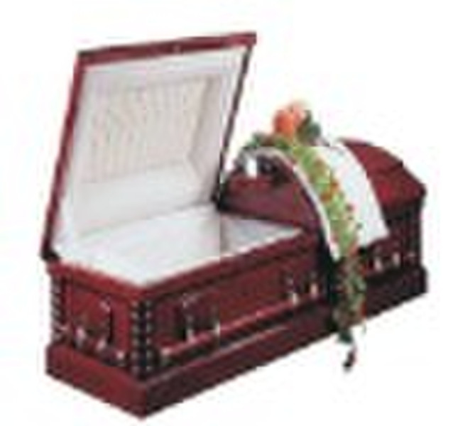 wooden casket