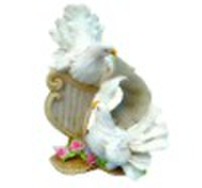polyresin pigeon ( wedding decoration)-------NW551